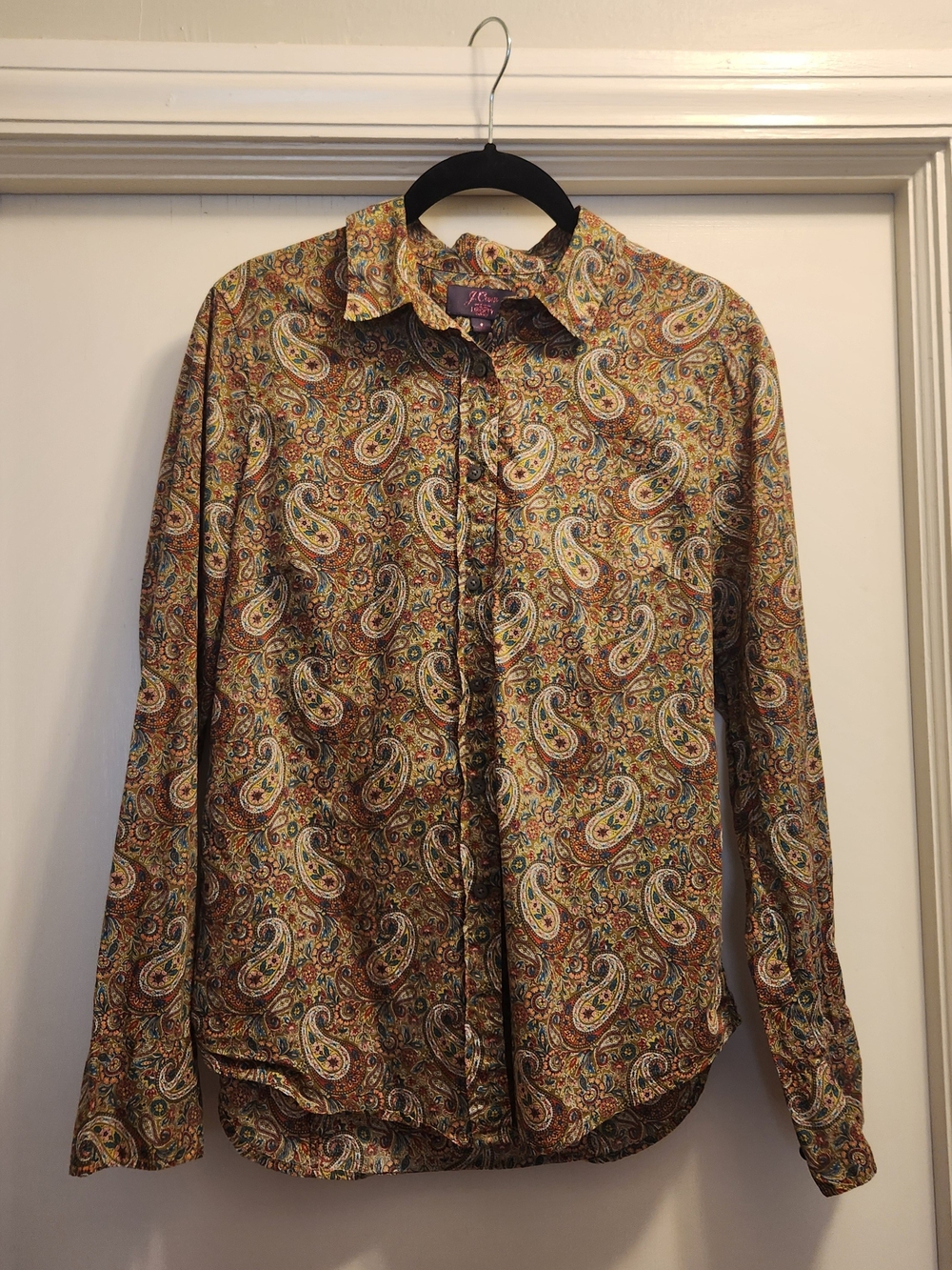 Beautiful J.Crew Slim Perfect Shirt featuring an authentic Liberty London textil